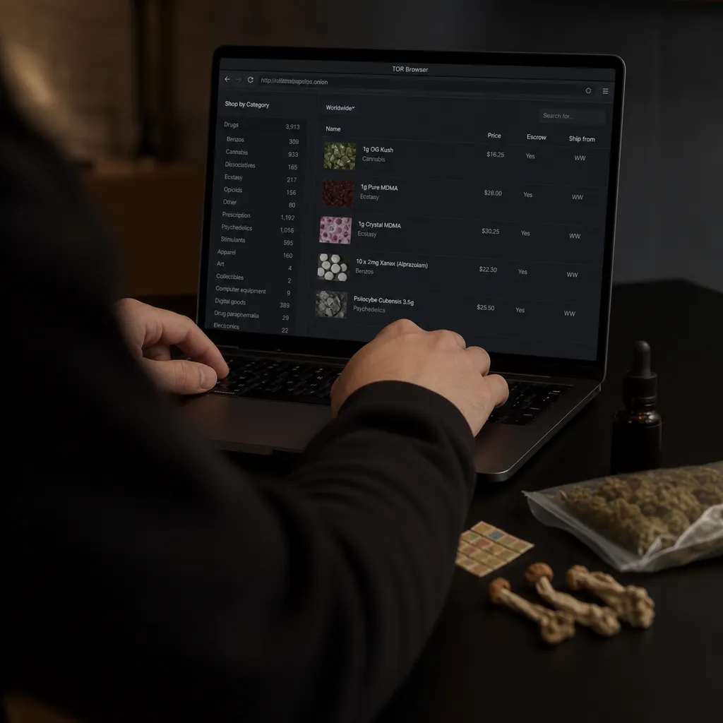 Dark market 2026 interface preview