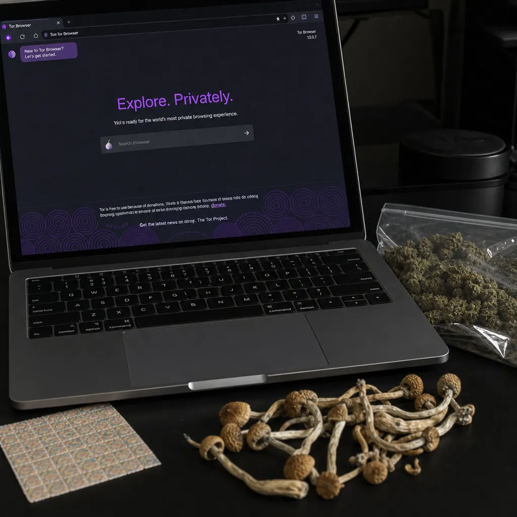 Dark web drug marketplace interface preview