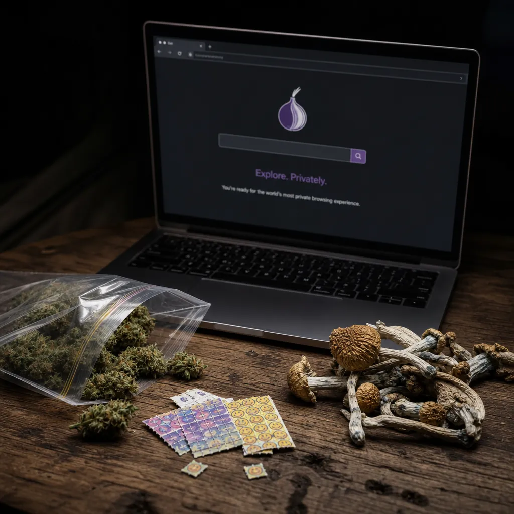 Dark web marketplaces interface preview