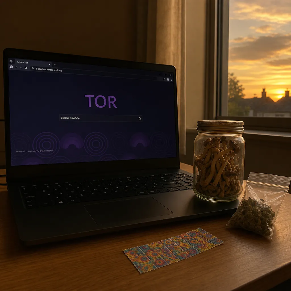 Darknet drug market interface preview