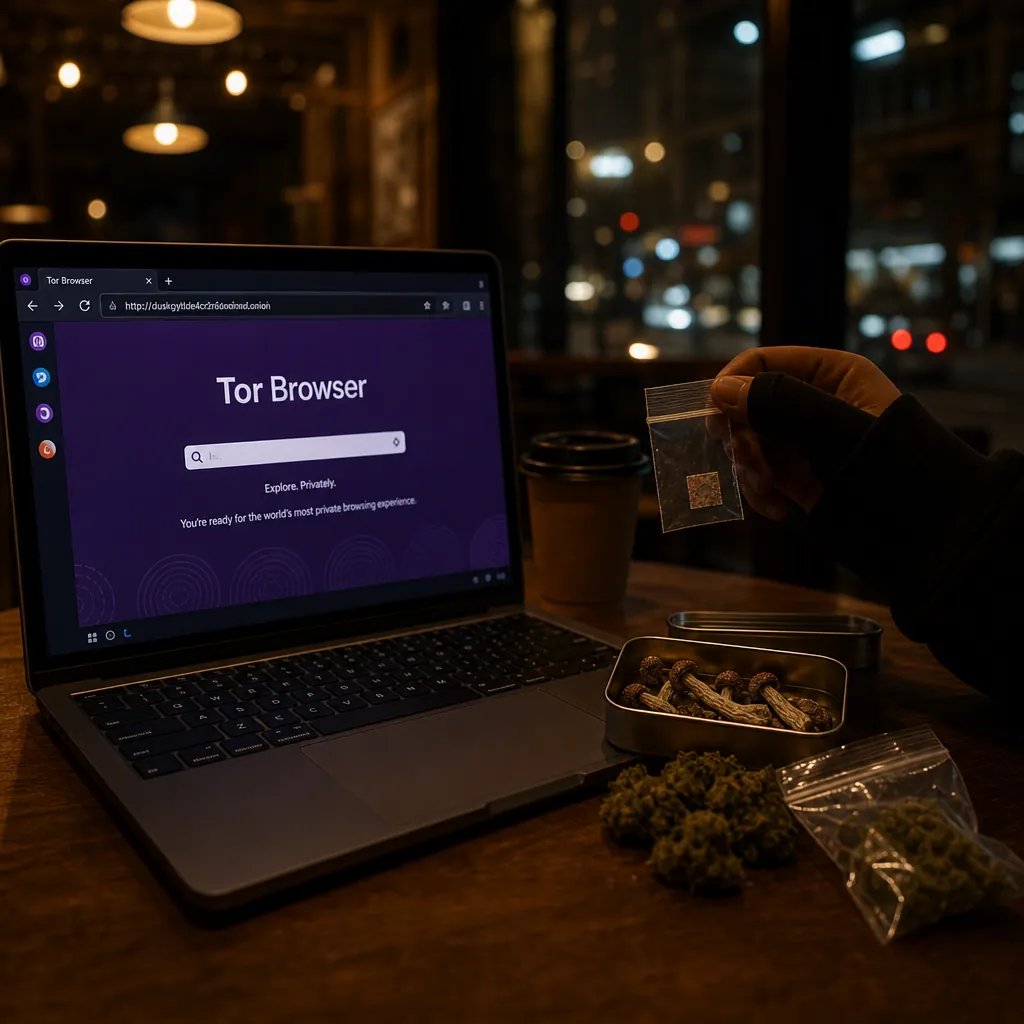Darknet websites interface preview